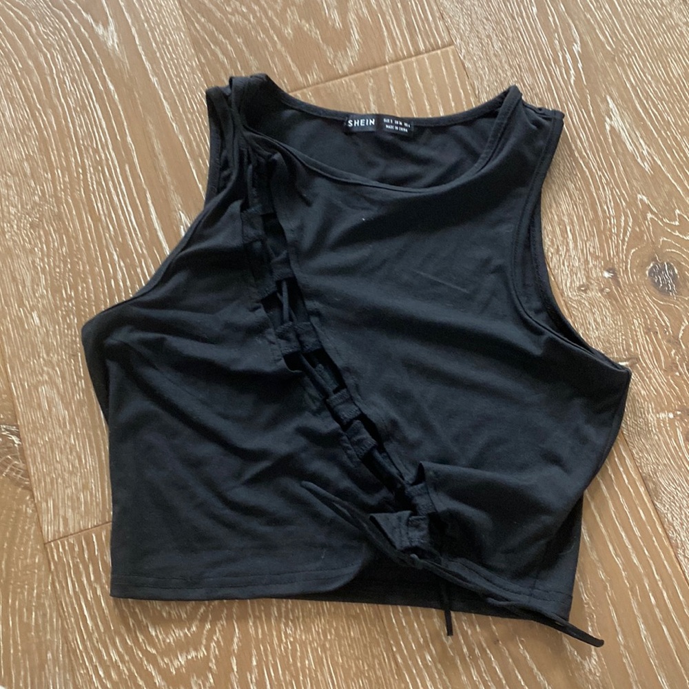 Shein black top size s